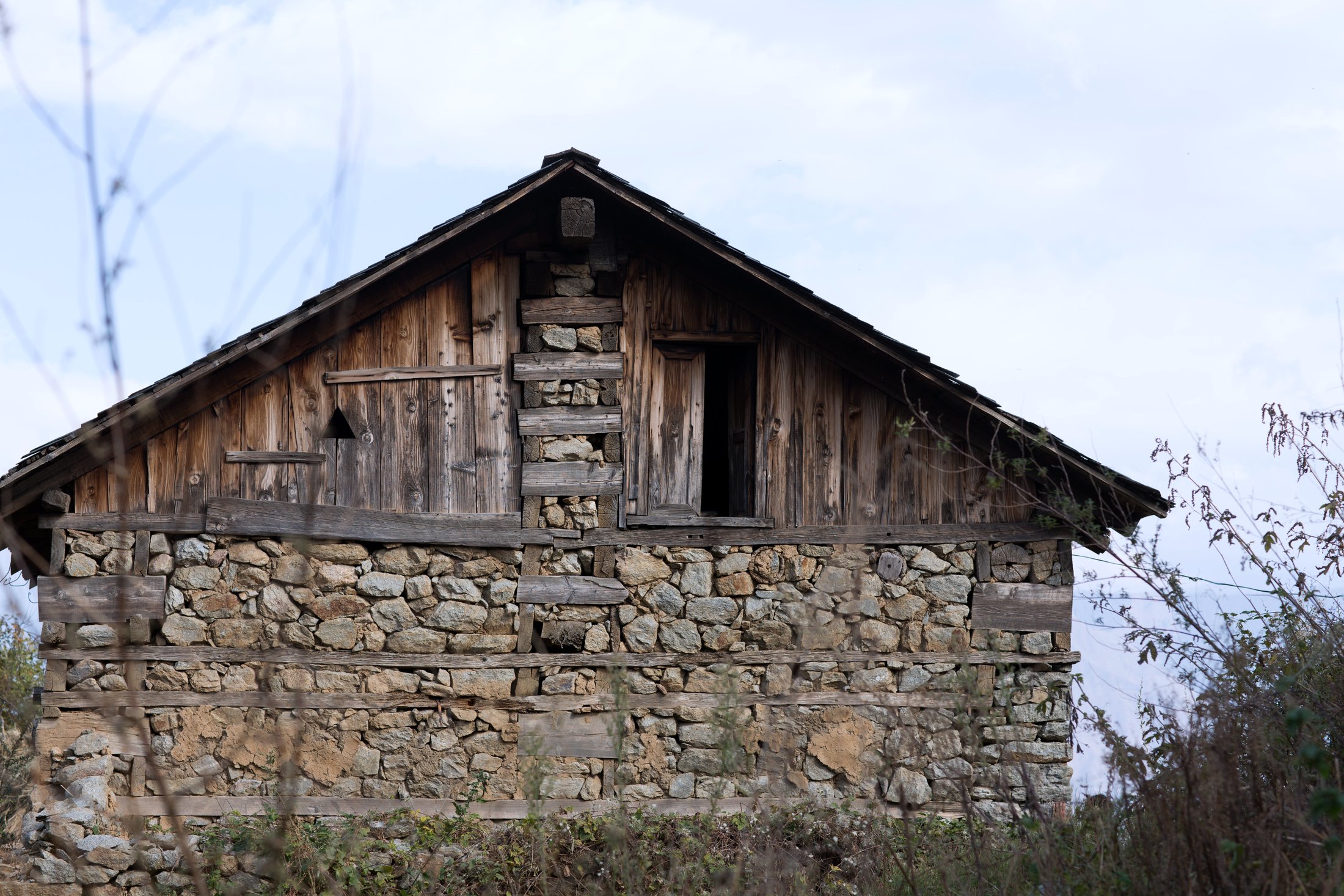 A house of stone and timber. â€” Himachal Pradesh Â· Nov 2015