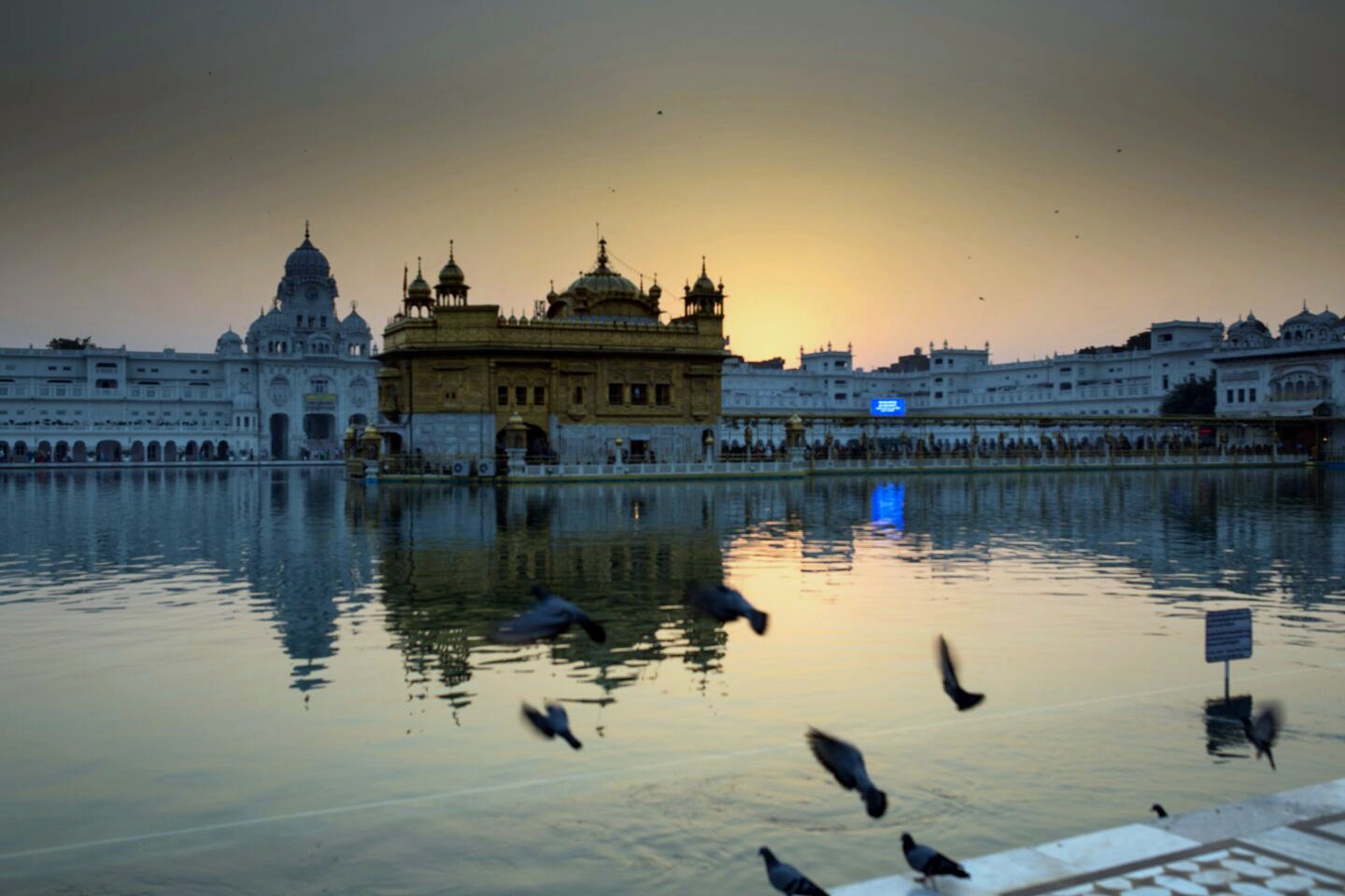 Dawn at the Golden Temple. â€” Amritsar, Punjab Â· Nov 2015